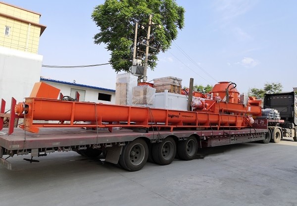 Shipment of Oil Base Drilling Cuttings Disposal System