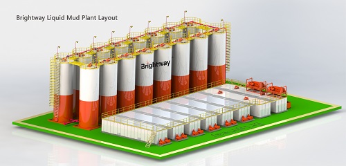 Liquid Mud Plant Layout