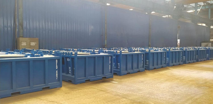 Offshore Mud Skip (Cuttings Box) Container for Egypt